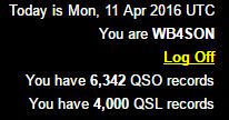 QSL Record